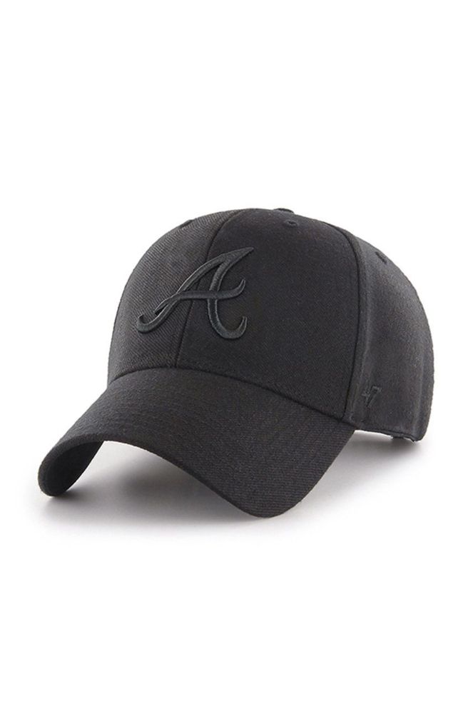 Кепка 47brand колір чорний з аплікацією (1837431)