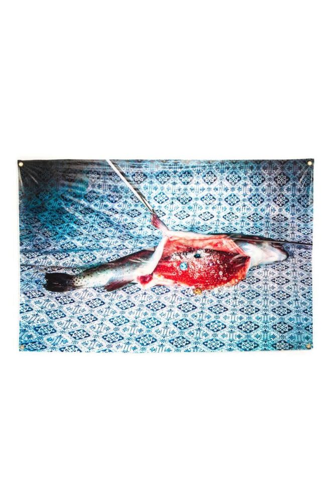 Декоративна скатертина Seletti Toiletpaper 140 x 210 cm колір барвистий
