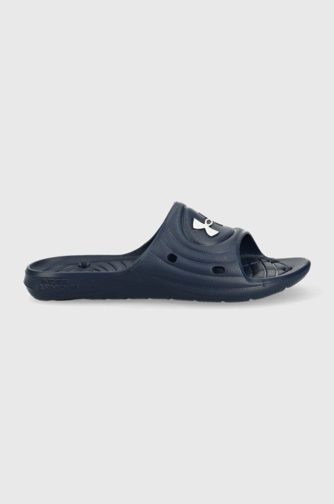Шльопанці Under Armour Locker Iv Sl 3023758 чоловічі колір синій 3023758-100