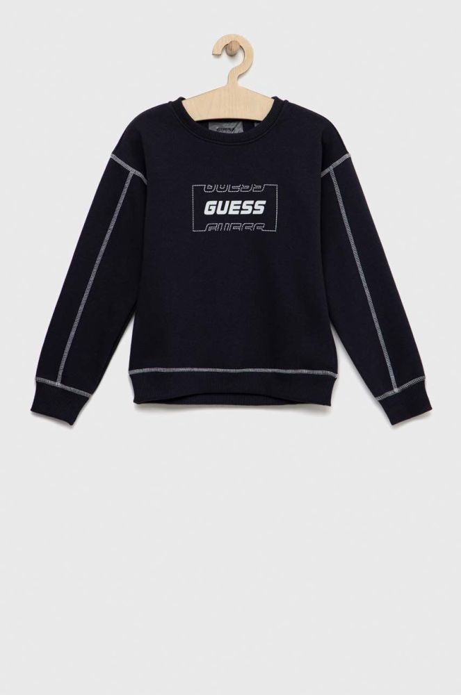 Дитяча кофта Guess колір синій з принтом (2820354)