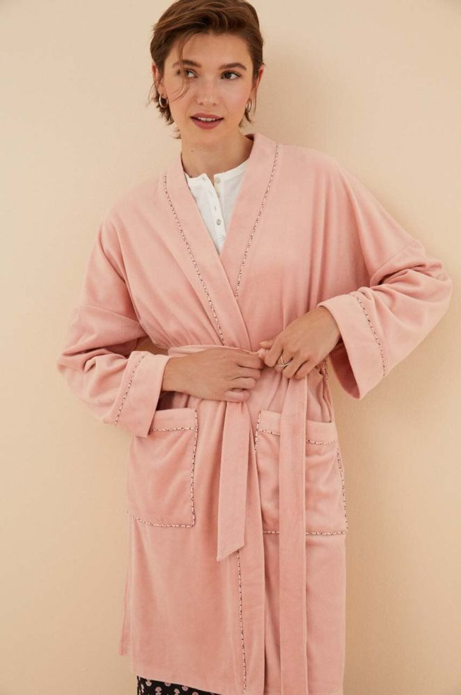 Халат women'secret Mix & Match колір рожевий 3146502