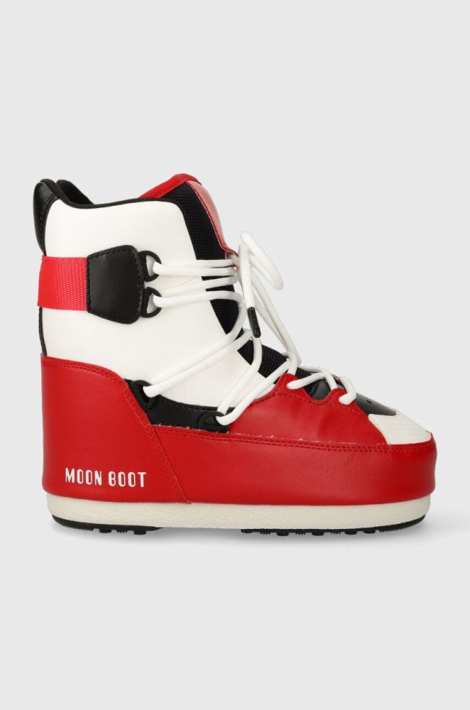 Зимові чоботи Moon Boot SNEAKER MID колір червоний 14028200.004