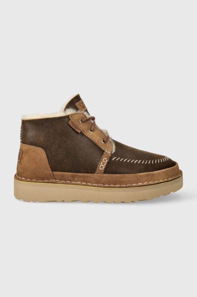 Високі черевики UGG Neumel Crafted Regenerate чоловічі колір коричневий 1144016