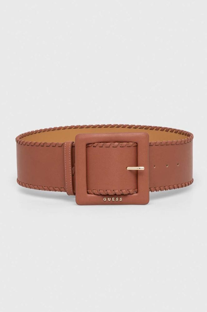 Ремінь Guess жіночий колір коричневий (3335394)