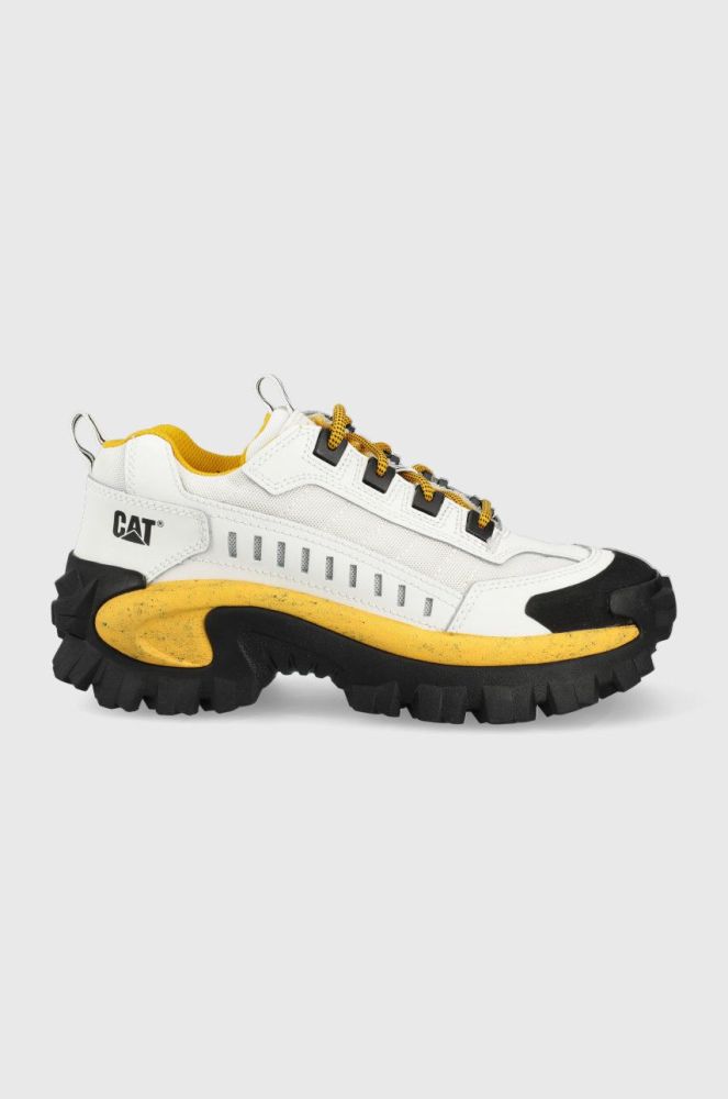 Шкіряні кросівки Caterpillar INTRUDER колір білий