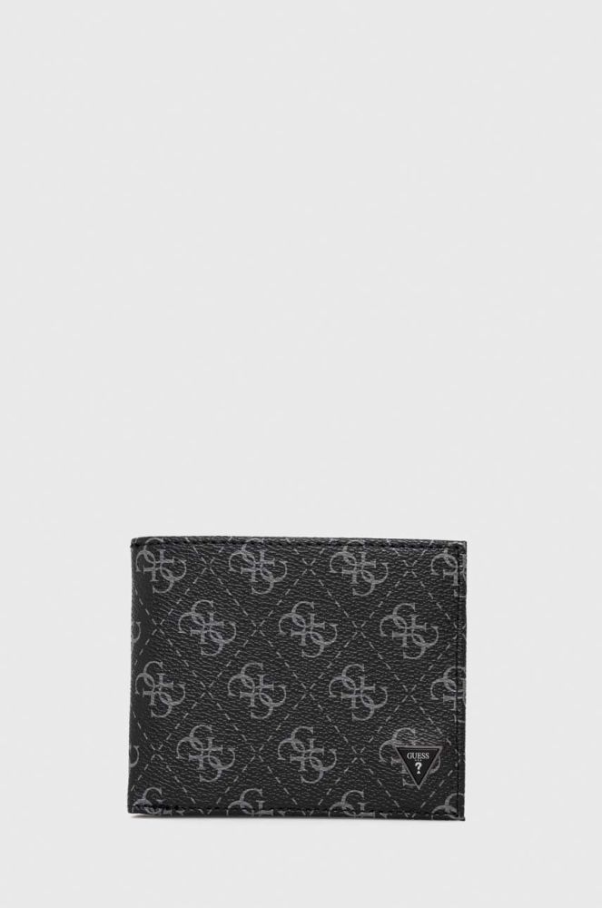 Гаманець Guess чоловічий колір чорний (2868478)