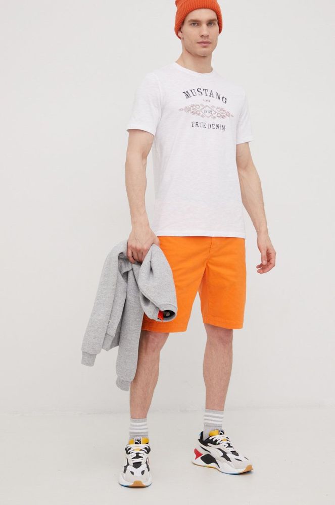 Шорти Superdry чоловічі колір помаранчевий