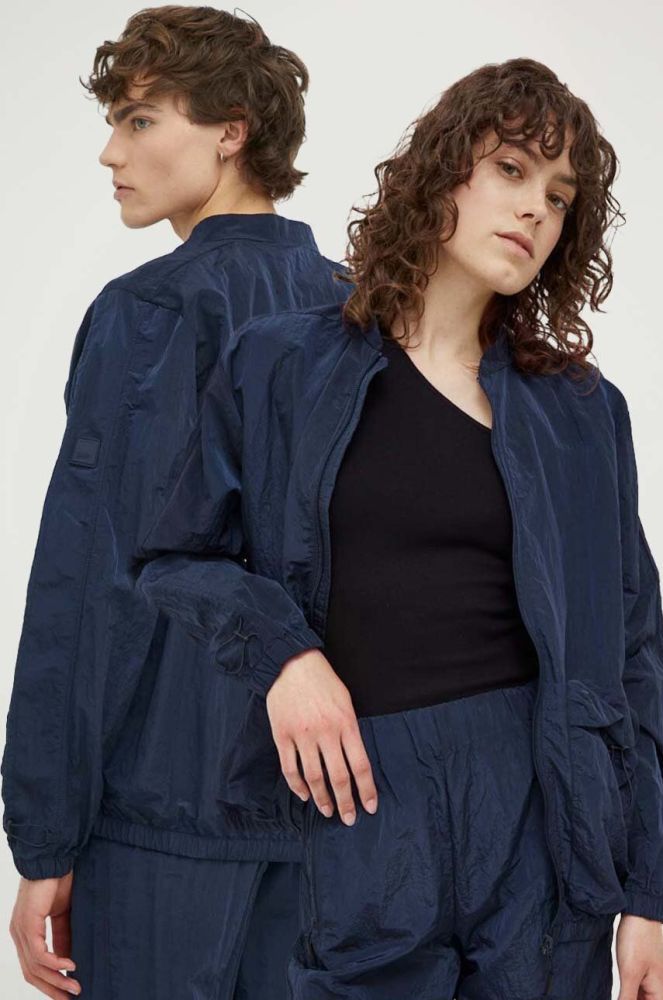 Куртка Rains 18960 Bomber Jacket колір синій перехідна