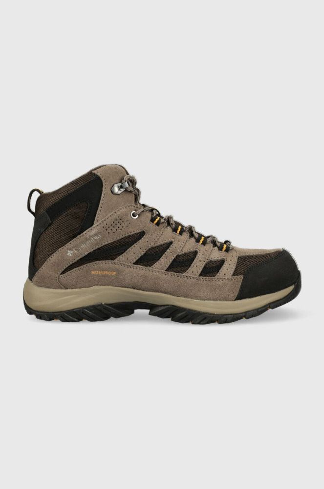 Черевики Columbia Crestwood Mid Waterproof чоловічі колір коричневий
