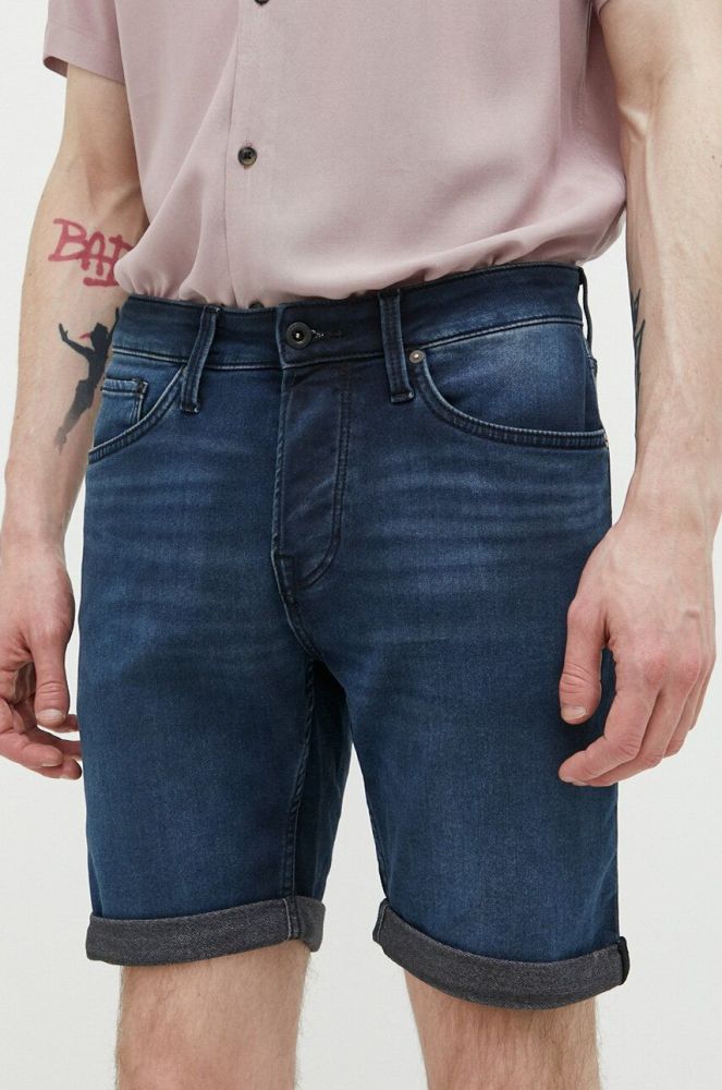 Джинсові шорти Jack & Jones JJIRICK чоловічі колір синій 12223678