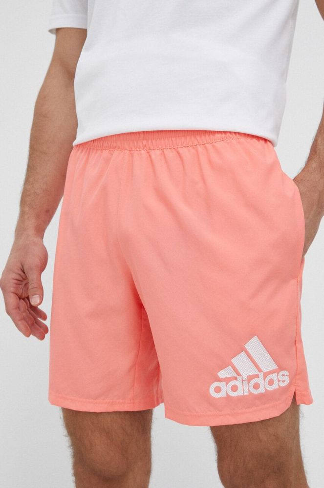 Шорти для бігу adidas Performance Run It колір помаранчевий